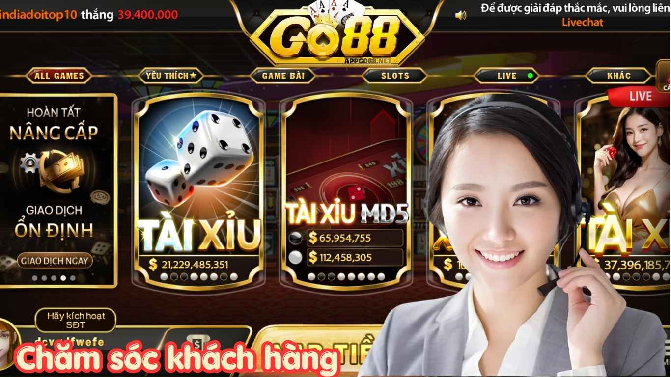 Danh sách kênh liên hệ chăm sóc khách hàng GO88