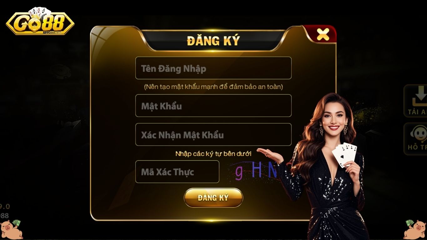 Hướng dẫn đăng ký và đăng nhập GO88 nhanh chóng