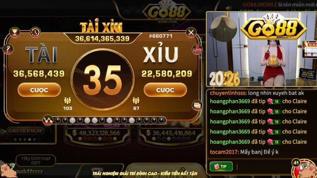 Game Tài xỉu GO88 có gì hot?