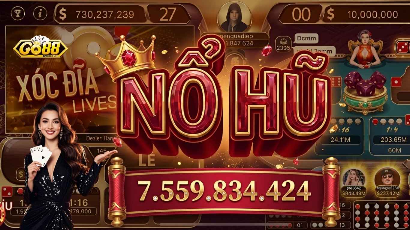 GO88 là gì? Có những sảnh game đổi thưởng hấp dẫn nào?
