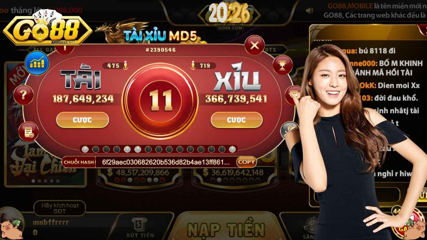 Quy trình tham gia đặt cược game tài xỉu Go88