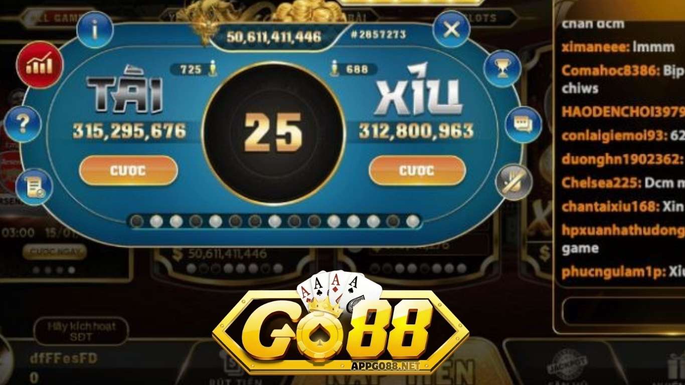 Tổng hợp các tool hack tài xỉu GO88 